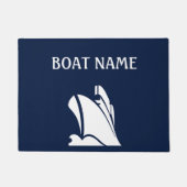 Power Boat Custom Dock Mat (Voorkant)