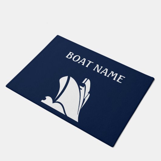 Power Boat Custom Dock Mat (Schuin)