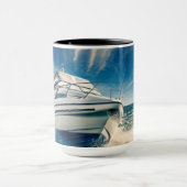 Power Boat komt in Chichester Harbour Mok (Midden)