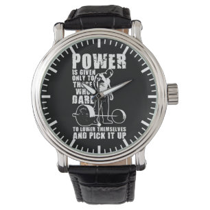 POWER - Bodybuilding Motivatie Horloge