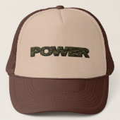Power Bold Expression Versterk uw stijl Trucker Pet (Voorkant)