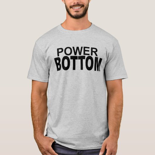 Power Bottom Catcher Receiver T-shirt (Voorkant)