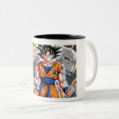Power Brew: De Saiyan Goku Coffee Mok (Voorkant rechts)