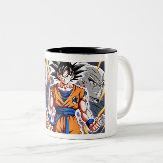Power Brew: De Saiyan Goku Coffee Mok (Voorkant rechts)