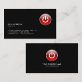 Power Button Hi-Tech visitekaartje (Voorkant / Achterkant)