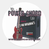 Power Chord Cafe Stickers (Voorkant)