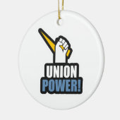 Power Classic van de Unie Keramisch Ornament (Links)