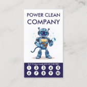 Power Clean Loyalty Punch Card (Voorkant)