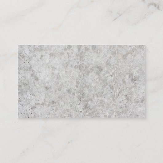 Power Cleaning Logo | Betonachtergrond Visitekaartje (Achterkant)