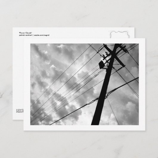 Power Clouds-Briefkaart Briefkaart (Voorkant / Achterkant)