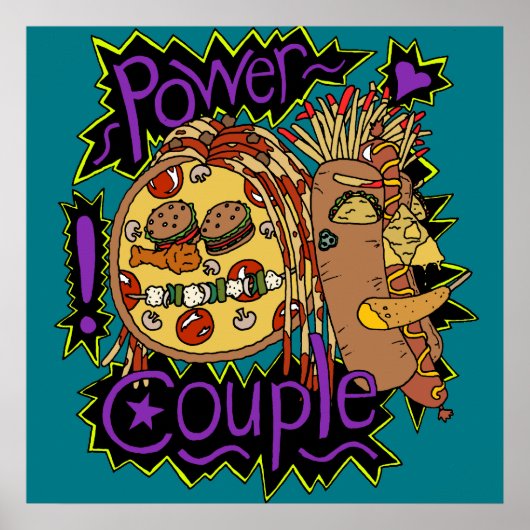Power Couple Colour Poster (Voorkant)