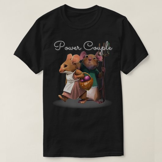 Power Couple  Everdell Board brazilian trumpeter h T-shirt (Design voorkant)