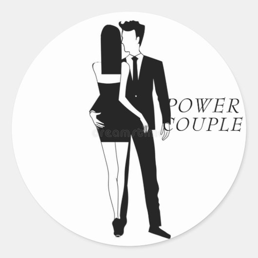 Power Couple Sticker door Warrior_Wares_Inc (Voorkant)