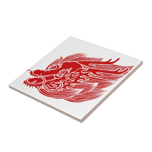 Power Dragon Tile Tegeltje (Zijkant)