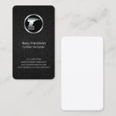 Power Drill con BlackGrunge Handyman BusinessCard Visitekaartje (Voorkant / Achterkant)