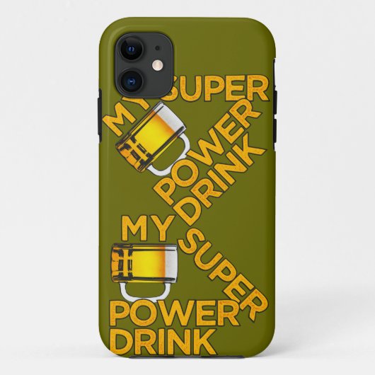 Power Drink iPhone case-mate Case (Achterkant)