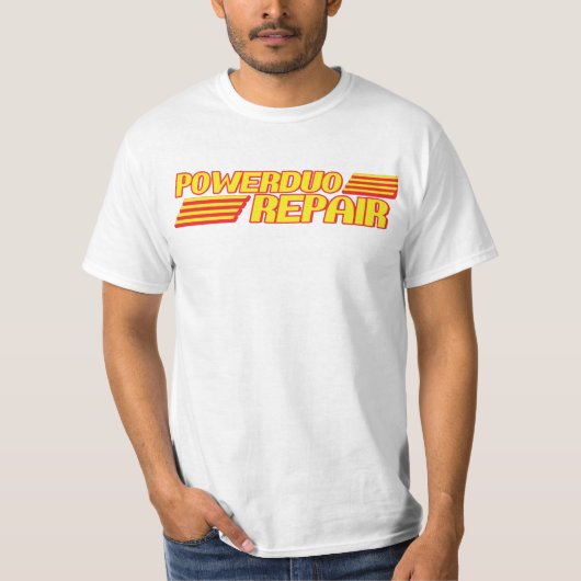 Power Duo Repair-Shirt T-shirt (Voorkant)