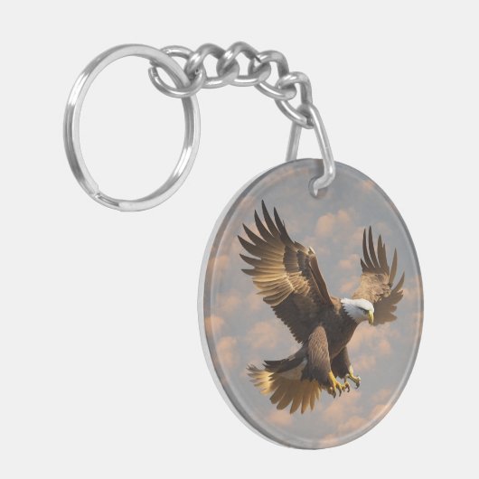 Power Eagle Sky Sleutelhanger (Voorkant Links)