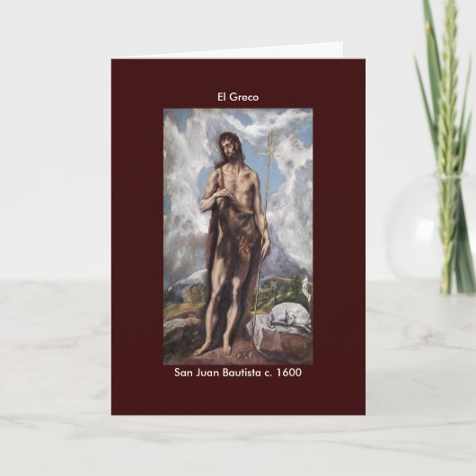 Power El Greco - Customized Feestdagen Kaart (Voorkant)