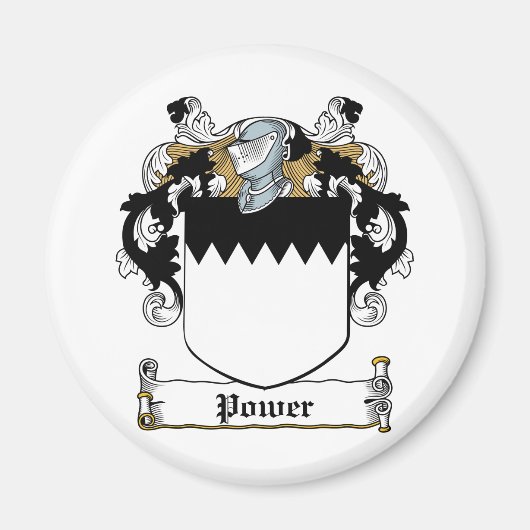 Power Family Crest Magneet (Voorkant)