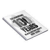 Power Fist BLACK HISTORY MONTH CENTENNIAL  Notitieboek (Rechterzijde)