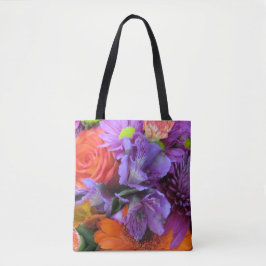 Power Flowers Tote Bag