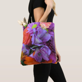 Power Flowers Tote Bag