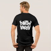 Power Gaming Tekst Ontwerp – Premium Print Stijl Tri-Blend Shirt (Achterkant volledig)