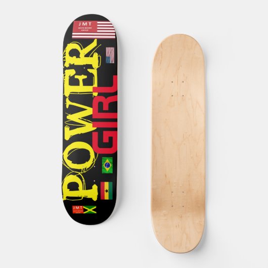 POWER GIRL Skateboard (Voorkant)