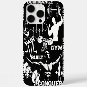 Power Grip Telefoon Zwart Hoesje Veiny Dumbbell De