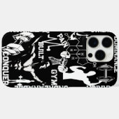 Power Grip Telefoon Zwart Hoesje Veiny Dumbbell De (Achterkant (horizontaal))