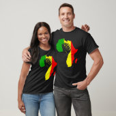 Power Hand African American Pride Black History Mo T-shirt (Unisex)