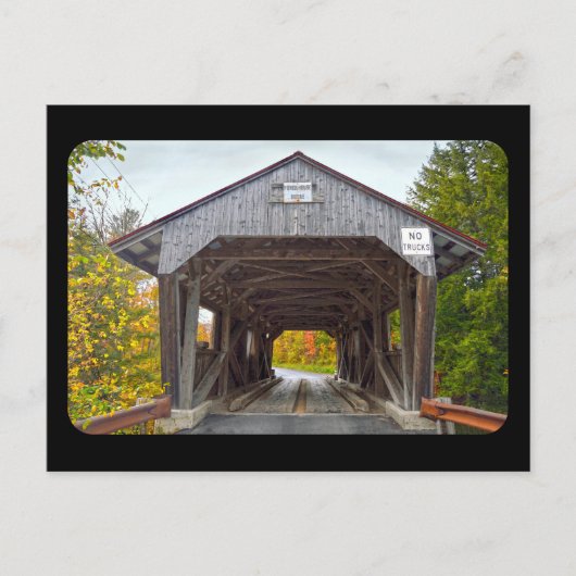 Power House Covered Bridge, Vermont Briefkaart (Voorkant)