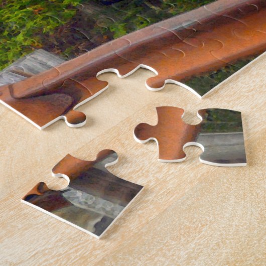 Power House Covered Bridge, Vermont Legpuzzel (Zijkant)