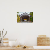 Power House Covered Bridge, Vermont Poster (Keuken)