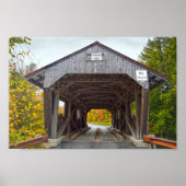 Power House Covered Bridge, Vermont Poster (Voorkant)
