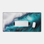 Power Inspirerend Word Ocean Wave-foto Bureaumat (Keyboard & Muis)