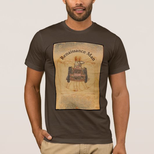 Power King Red Neck Renaissance Man T-shirt (Voorkant)