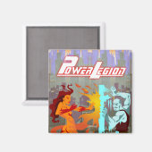 Power Legion magneet: Vuur en ijs Magneet (Voorkant / Achterkant)