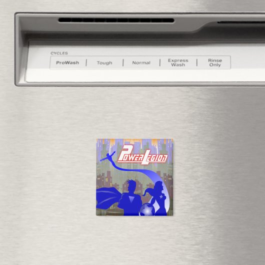 Power Legion - Super heroïsche magneet (Insitu (Vaatwasser))