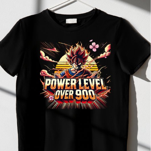 Power Level Over 9000 T-shirt