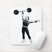 Power Lifter mousepad Muismat (Met muis)