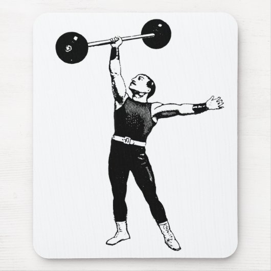 Power Lifter mousepad Muismat (Voorkant)