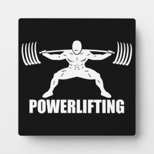 "Power lifting" Squat Motivatie Fotoplaat
