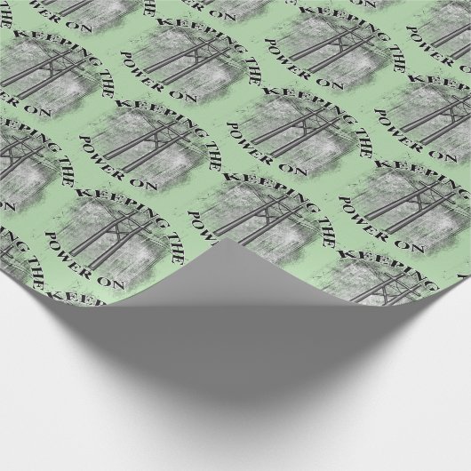 Power Lineman Cadeaupapier (Hoek)