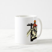 Power Lineman Electricia-werknemer Koffiemok (Voorkant rechts)