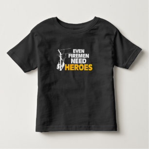 Power Lineman Gift Funny zelfs Firemen heeft helde Kinder Shirts