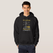 Power Lineman Quote Pole Climbing Electrician Flip Hoodie (Voorkant volledig)