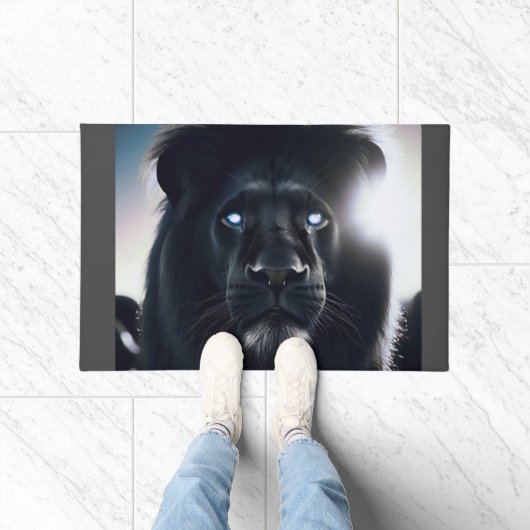 Power Lion Quote Motivatie Deurmat (Binnen)