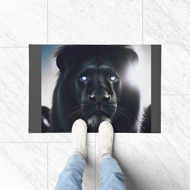 Power Lion Quote Motivatie Deurmat (Binnen)